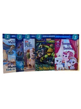 Set of 5 Step into Reading Books - Reader Step 2 (Preschool-Grade 1)